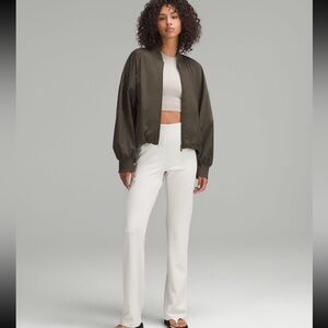 Lululemon athletica | Ribbed Softstreme Flared Pants in Bone 4